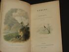 Spring R. MUDIE 1837 Leather Binding/Seasons/Climate/Nature/Colour Frontis
