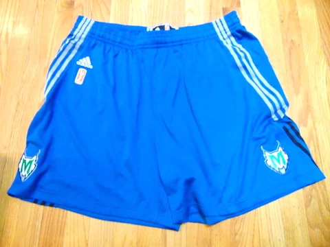 ADIDAS AUTHENTIC WNBA MINNESOTA LYNX REVOLUTION 30 ROAD GAME SHORTS SIZE 4XL Cover