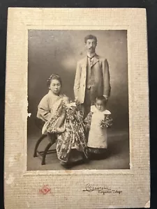 Circa 1900 fotografia giapponese famiglia neonato Kitayama Kyoto Giappone foto - Foto 1 di 5