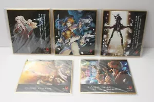 Juego de 5 tipos de papel de color LAGUNA NEGRA Shikishi MOLLY ONLINE 2022 Rei Hiroe - Imagen 1 de 18