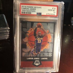 2019 Panini Mosaic Jam Masters #16 - LeBRON JAMES - PSA 10 Gem Mint
