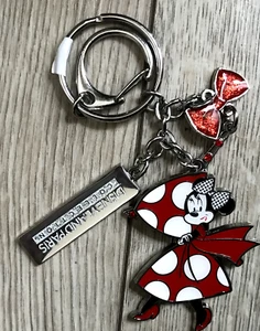 PORTE CLE KEYCHAIN DISNEY DISNEYLAND PARISMINNIE NOEUD PAPILLON - Picture 1 of 1