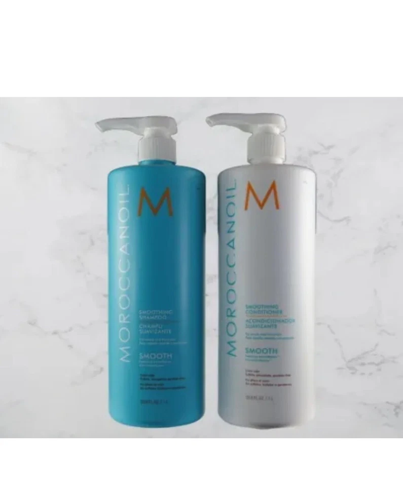 Moroccanoil Smoothing Shampoo And Conditioner 33.8 oz / 1 L Ea. New - Image 1 of 1