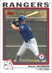 2004 Topps Traded Baseball #T138 Brock Jacobsen FY RC