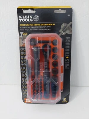 Klein Tools 65300 1/4" Drive Impact-Rated Pass-Through Socket Wrench Set 32pc - Image 1 of 3