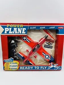 Schylling Power Plane Remote Control Glide Soar Loop Childs Play Toy Vintage! - Picture 1 of 16