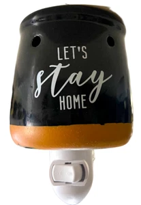 LET'S STAY HOME Wall Plug Wax Warmer inc 15w LightBulb- Add Favorite Scent 9z - Picture 1 of 1