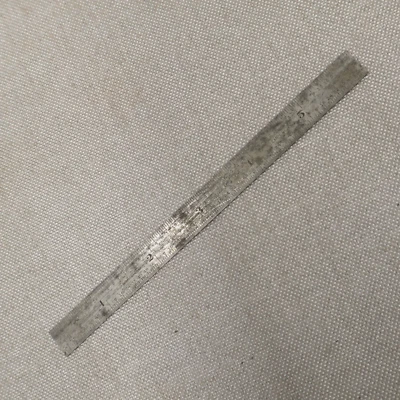 Regla de maquinista L. S. Starrett Co No 338 6 pulgadas acero templado plano y recto Foto 1 de 3