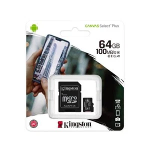 Kingston Micro Sd Sdcs2/64Go - 64Go Classe 10 100Mo/S Avec Adaptateur - Photo 1 sur 1