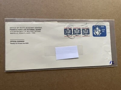 US 1985 Official Stationery (12) #UO73+O130+O127X2 +4-Bar Duplex CXL +39C Rate - Image 1 of 3