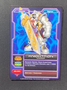 DM-203 Knightmon Digimon CCG Card Royal Knights Starter Deck Set 2005 - Picture 1 of 2