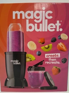 Magic Bullet Blender 250 Watt Tall and To Go Cup - Black - New in box - Picture 1 of 6