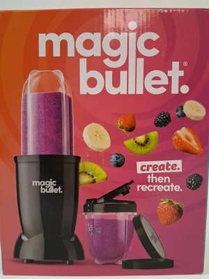 Magic Bullet Blender 250 Watt Tall and To Go Cup - Black - New in box - Image 1 of 4
