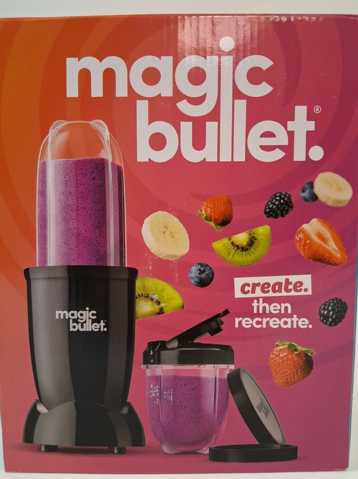 Magic Bullet Blender 250 Watt Tall and To Go Cup - Black - New in box - Image 1 of 4