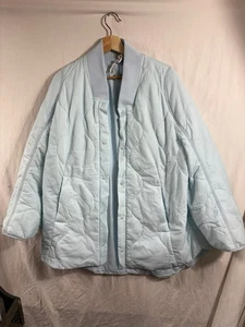 Lululemon Women’s Size 6 Light Blue Quilted Snap Jacket Primaloft Puffer - Picture 1 of 13