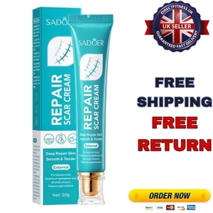 Scar Removal Cream 20g Deep Repair Gel Smooth Tender Face Body Treatment UK SELL - Picture 1 of 10