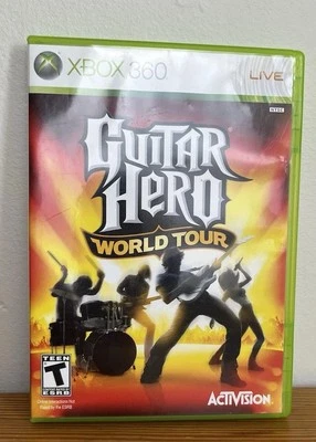 TESTED Guitar Hero World Tour (Microsoft Xbox 360, 2008)  No Manual - Image 1 of 4