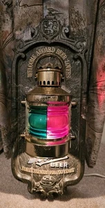 Stroh's Vintage Lighted Beer Sign -Lantern and Nautical Theme, Works  - Picture 1 of 9