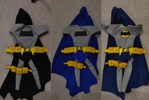 1/6 Batman Bruce Wayne Black Blue Costume Suit Fit 12'' m35 PH TbL Figure Male - Picture 1 of 9