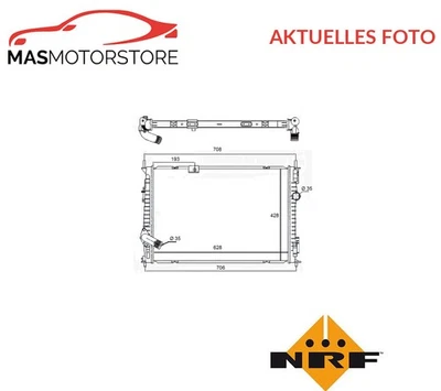 KÜHLER WASSERKÜHLER MOTORKÜHLER NRF 58455 A FÜR NISSAN QASHQAI QASHQAI +2 I - Image 1 of 4