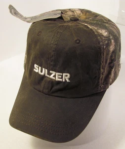 Sulzer Mütze Herren braun Camouflage Vintage verstellbar Realtree Sticks Kappe Pumps Öl neu - Bild 1 von 13