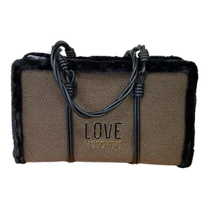 LOVE MOSCHINO DAMEN TASCHE SHOPPER Große Schulter HERZEN LOVE Camouflage JC4386 - Bild 1 von 6