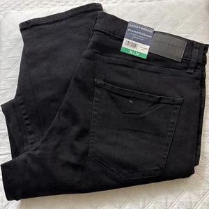 Pantalones de mezclilla deportivos de pierna recta Lucky Brand 410 para hombre 38 X 34 negros nuevos con etiquetas - Imagen 1 de 4