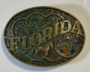 Montana Silversmiths Florida State Fair Heritage Attitude Hebilla de Cinturón Tampa, FL - Imagen 1 de 8