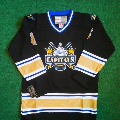 Camiseta deportiva de hockey Ovechkin Washington Capitals #8 CCM talla GRANDE Foto 1 de 2