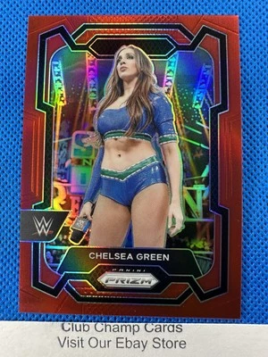 2024 #112 Chelsea Green Panini Prizm WWE RAW Red Prizm 260/299 - Image 1 of 4