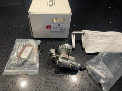 Motor de avión R/C gasolina SAITO FG-11 11cc monocilíndrico anillado 4 tiempos Foto 1 de 4