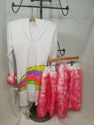 Party King Women's White Rainbow Unicorn Halloween Costume Body Con Style Small - Image 1 of 4