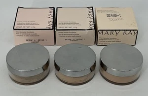 3 X Mary Kay DISCONTINUED Mineral Powder Foundation ~BEIGE 1 - READ - Picture 1 of 3