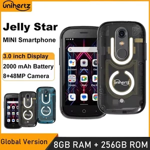 3'' Unihertz Jelly Star Android 13 8+256GB Led Light Transparent Backshell 48MP - Picture 1 of 17