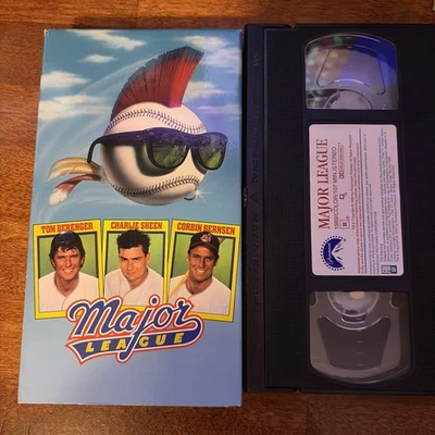 Major League VHS 1990 Charlie Sheen  **Buy 2 Get 1 Free** - Image 1 of 2