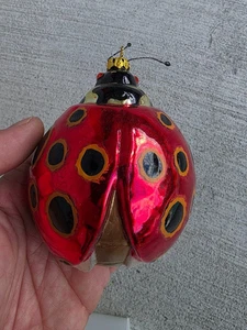 Adorno Ladybug FIGI “All That Glitters” - Vidrio artesanal - Grande 4,5” - Imagen 1 de 4