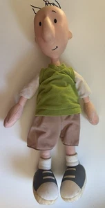 Nickelodeon Doug Funnie Plüsch 18 Zoll Puppe Kunststoffkopf Arcotoys Mattel 1990er - Bild 1 von 4