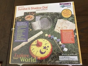 NEU Sonnenuhr & Schatten Zifferblatt Zement Formteil Kit Discovery Kanal versiegelt - Bild 1 von 4