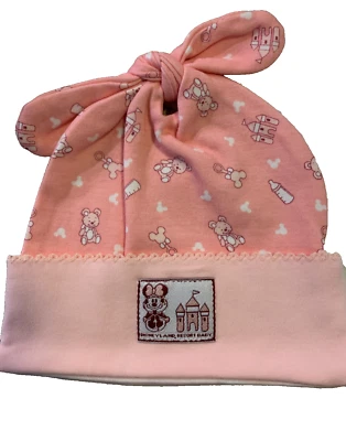 DE COLECCIÓN DISNEY STORE SOMBRERO BEBÉ HASTA 9 MESES "DISNEYLAND RESORT BABY" ROSA NUEVO CON ETIQUETAS Foto 1 de 4