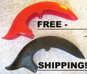 HONDA C200 CA200 C201 CD90 CM90 CM91 FRONT FENDER BLACK RED FREE SHIPPING - Picture 1 of 1