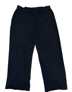 Pantalón deportivo Aeropostale XL negro pierna recta tiro medio para mujer nuevo con etiquetas - Imagen 1 de 7