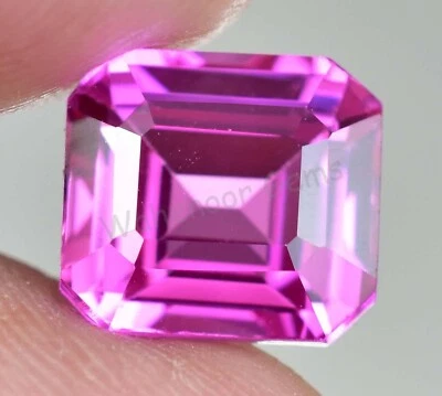 Natural 8.00 Ct Mogok Pink Red Ruby Certified Excellent Emerald Gemstone - Image 1 of 4