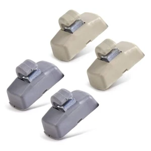 Sun Visor Clip Hook Bracket Retainer for Golf-Passat Polo-Seat-Beetle Gray/Beige - Bild 1 von 10