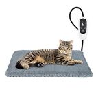 PET HEATING PAD with Timer for Dog Cat Waterproof Indoor 18"x16" INVENHO
