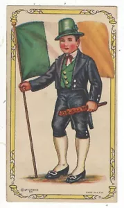 Vintage 50 Nazioni del Mondo - Stato Libero Irlandese - Assicurazione sulla Vita C1930 Arte Litografia C - Foto 1 di 2