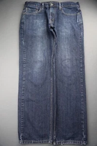 Pantalones de mezclilla para hombre Levi's 559 2013 relajados rectos lavado medio talla 34x32 (Sr 34x31) - Imagen 1 de 10