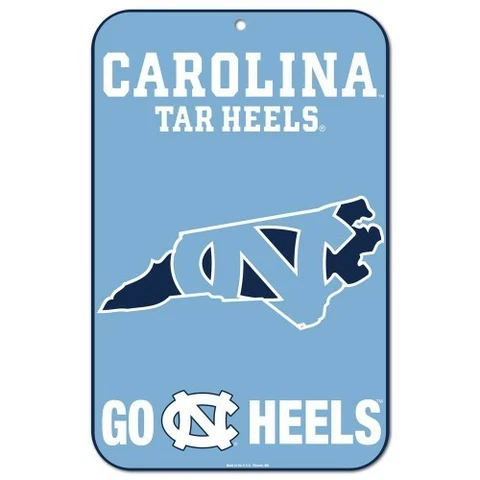 NORTH CAROLINA TAR HEELS 11"x17" PLASTIC SIGN DURABLE POSTER OUTDOOR OR INDOOR Cover