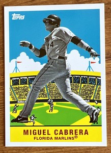 MIGUEL CABRERA 2007 TOPPS FLASHBACK FRIDAYS BASEBALL CARD # FF12 F7993
