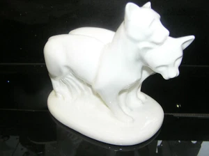 ROYAL DOULTON CLASSICS IMÁGENES DE NATURALEZA ALMAS GEMELAS LEONA GATOS HN4513 BLANCO - Imagen 1 de 5