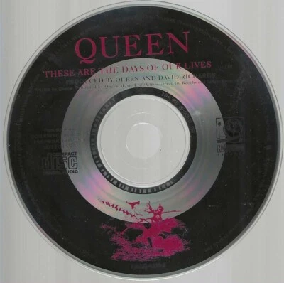 Queen "These Are the Days of Our Lives" Promo CD Single Foto 1 de 3